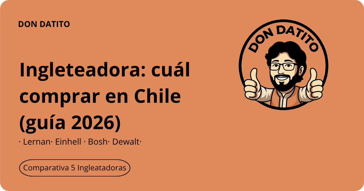 Ingleteadora: cuál comprar